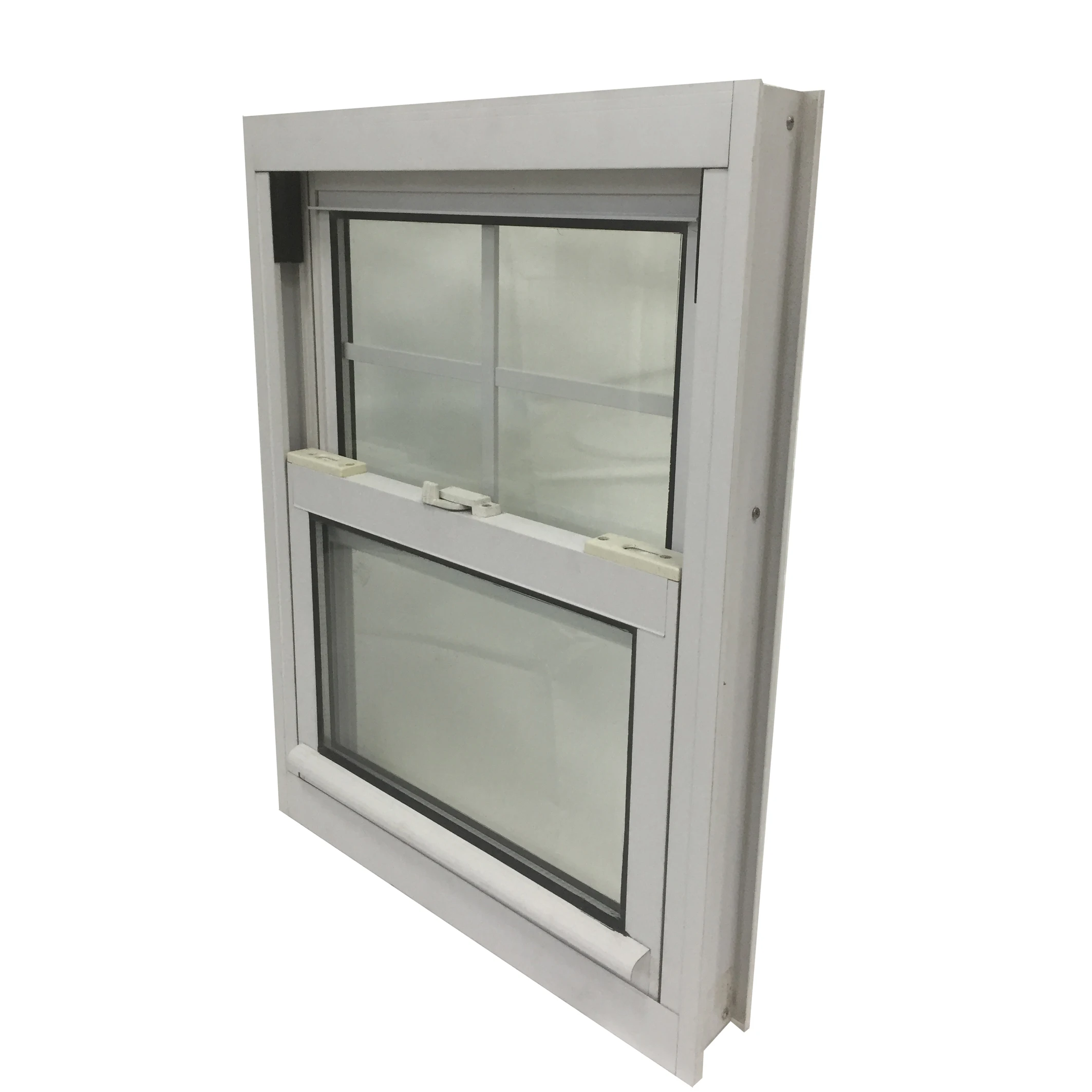 American Type PVC Double Hung Sash Lift up Vertical Sliding Window