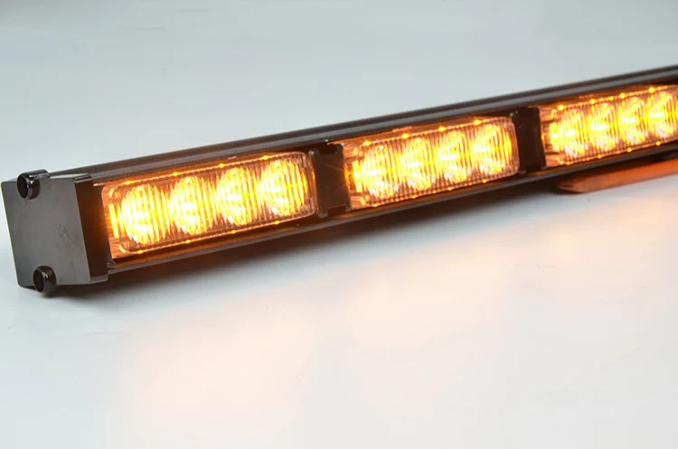 
 Предупредительная Стробоскопическая светодиодная световая панель 12 В, янтарный трафик  