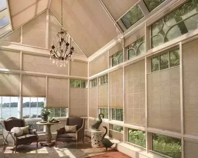 Manual Skylight Roof Window Cellular Honeycomb Blinds Curtain