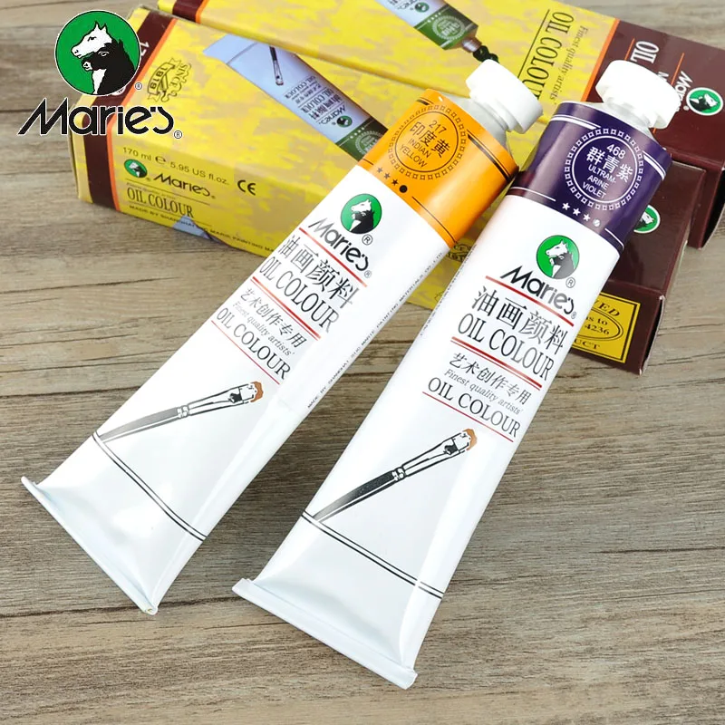 Marie Color Marie's Oil Paint Tube Oil Color of 170ml/tube - 98 Colors