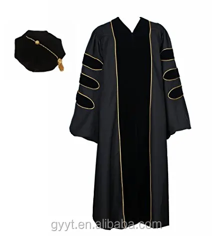 Academic Regalia Doctoral Graduation Robe Uniform With Tam - Buy ...