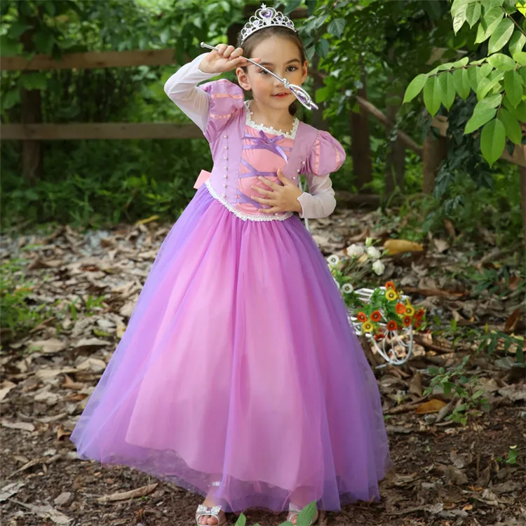 open lace back dress Amazon.com: Disney Premium Rapunzel Costume for Women main image 0