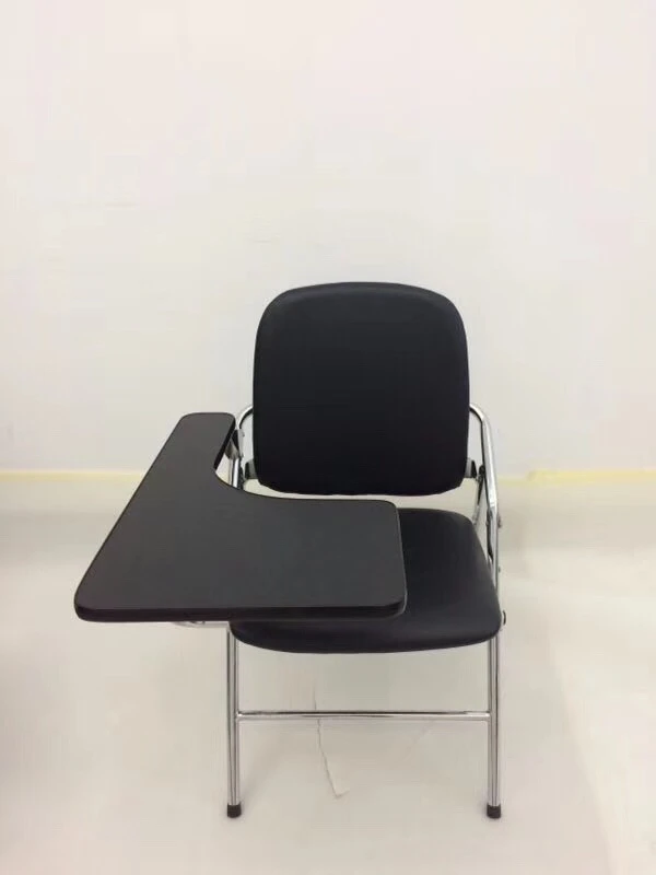 Foldable Writing Pad Training Chairs with Tables Attached