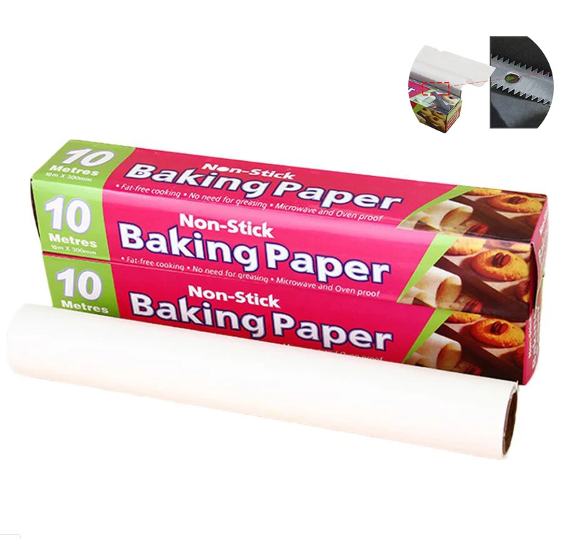 Details about   6 X Non-Stick Baking Parchment Paper Roll 37 cm x 5 Metres