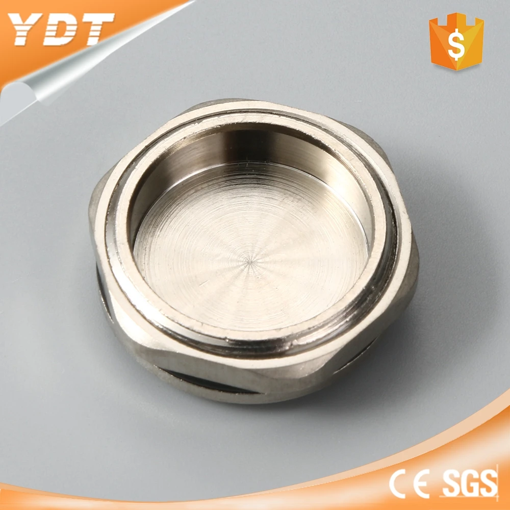 Brass Cable Plug Hexagon Screw Plug Cover Gland Blind Plugs Explosion Proof Nickel Plated Cable Glands Wiring Accessories