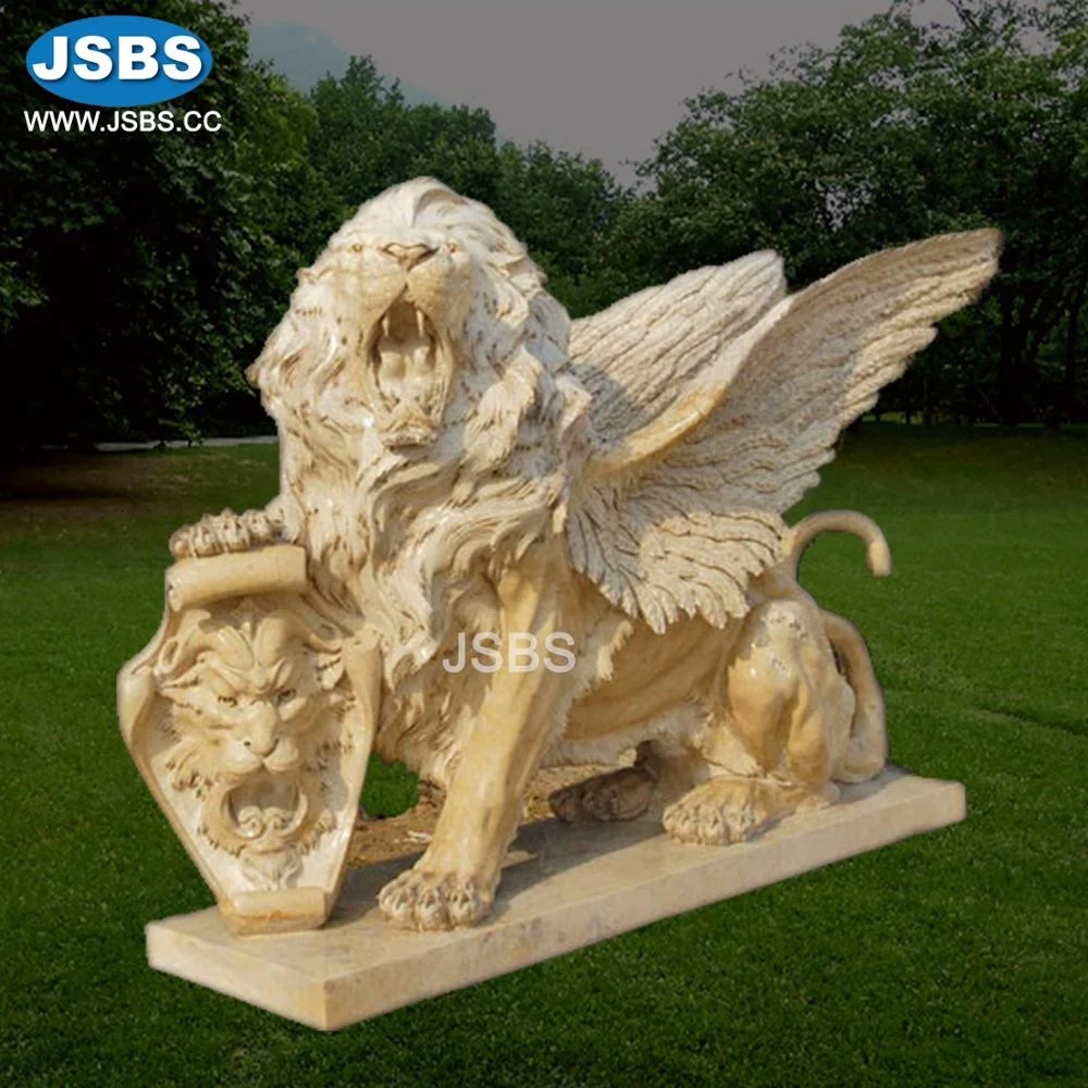 lion with wings statue