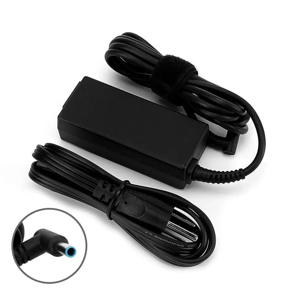 65W AC Adapter Power Charger Cord 19.5V 3.33A For HP Pavilion Laptop Blue Tip 