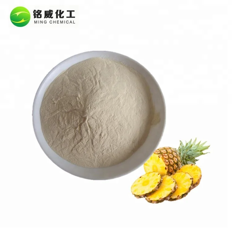 Bulk ананас экстракт стволовых натуральный Фермент Бромелайн Порошок