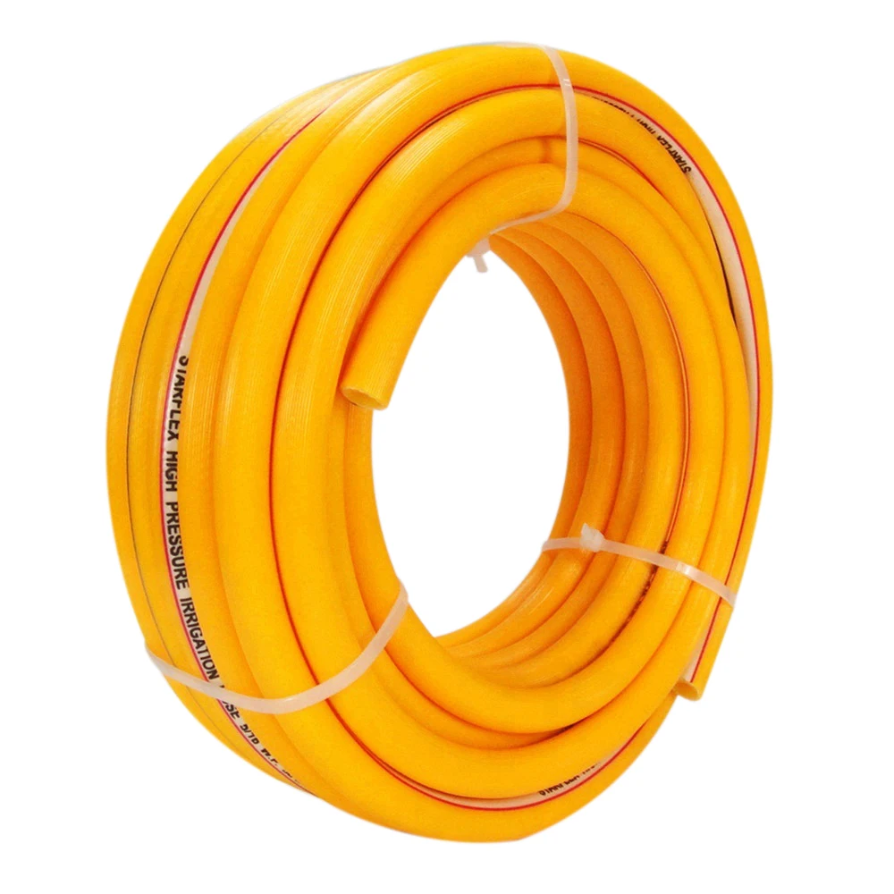 Tuyau d'air de feu d'eau de pulvérisation renforcé tressé par PVC flexible d'agriculture tuyau de pulvérisation à haute pression de corée