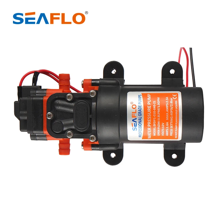 SEAFLO 12V Compact Diaphragm Fresh and Chemical Marine Water Pump