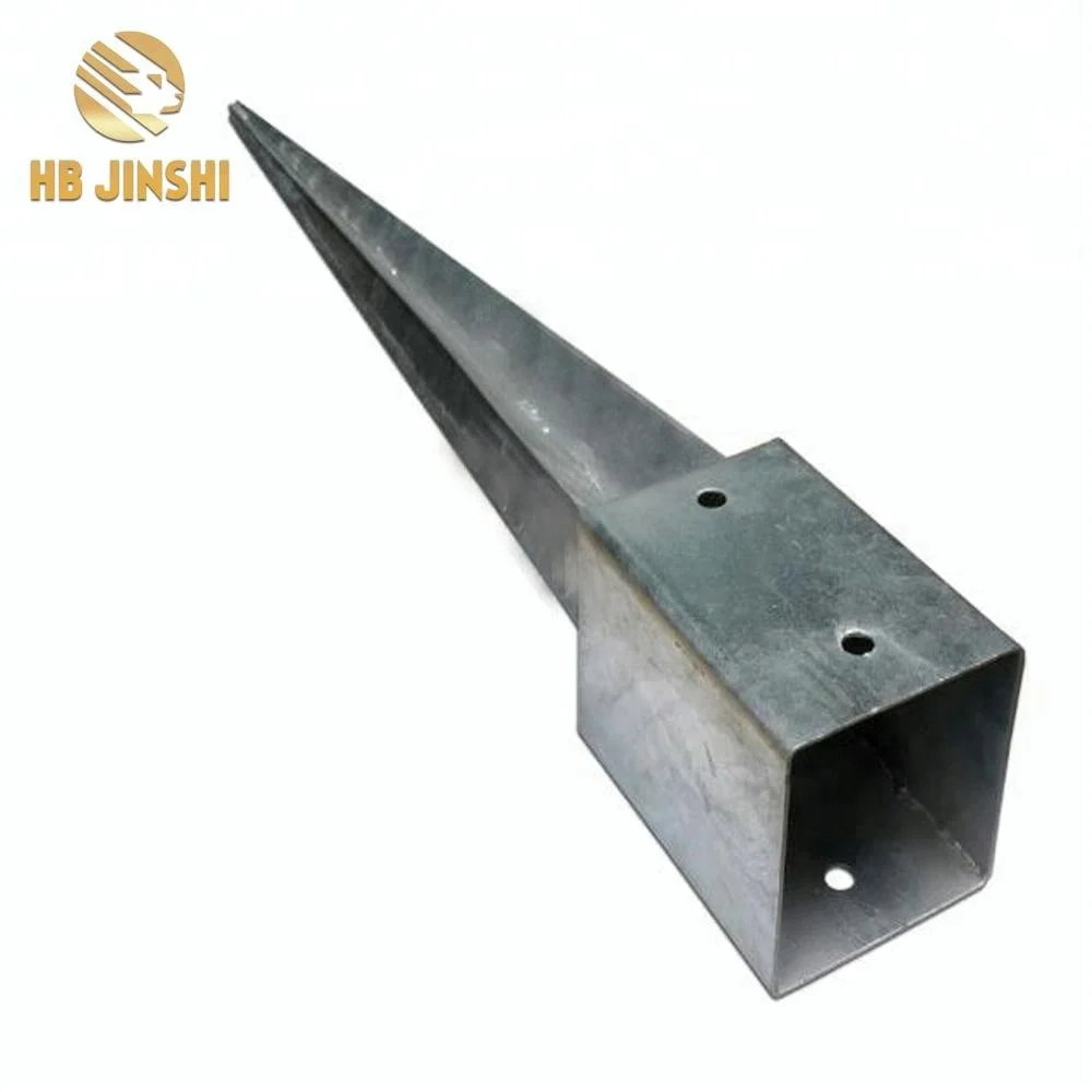 Soporte Para Postes De Madera - Anclaje Atornillado Galvanizado 100x100 Mm - Para Vallas, Señales Y Estructuras Exteriores