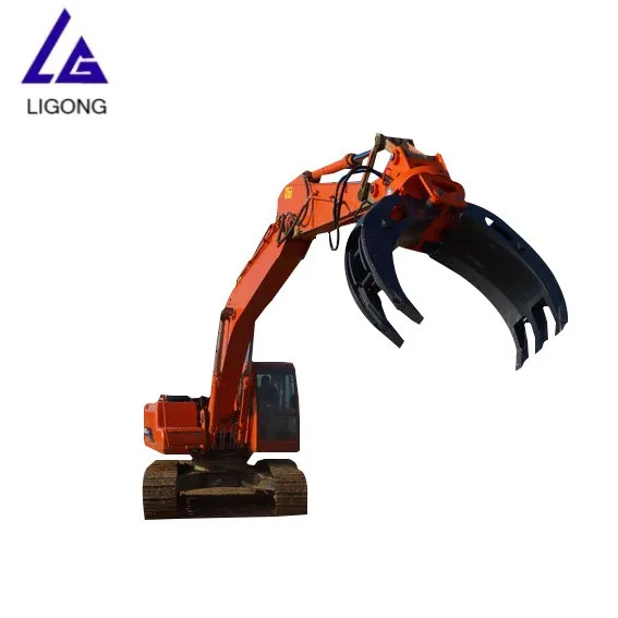 CE certificate grab stone hydraulic grapple for RB300-5 excavator