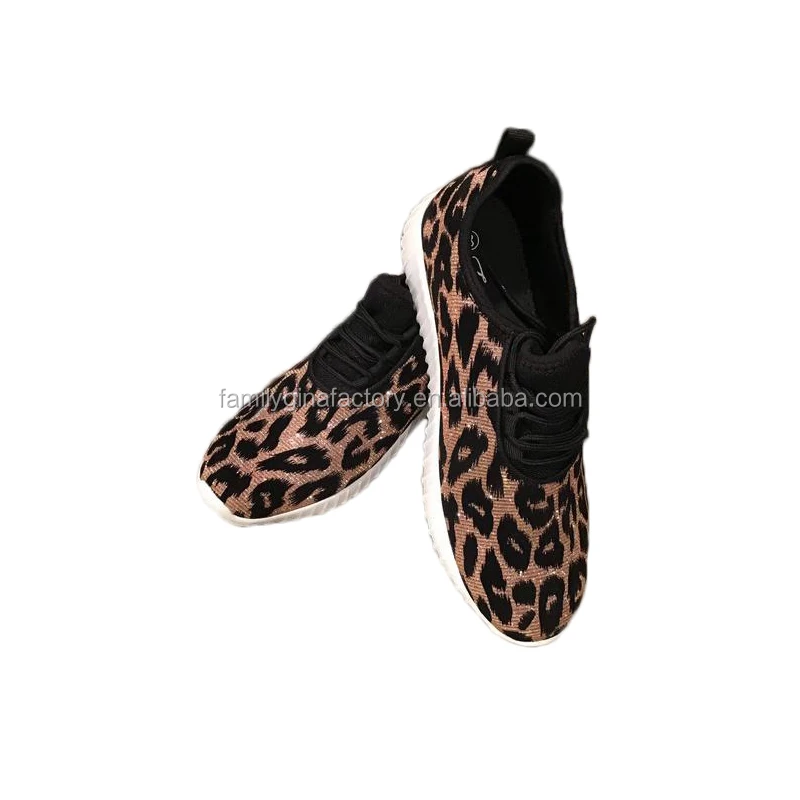 monogrammed leopard sneakers