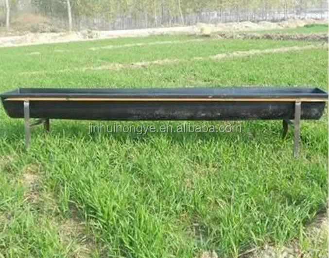 New Black PP Plastic Goat and Sheep Feeding and Drinking Troughs Animal Feeders for Farms