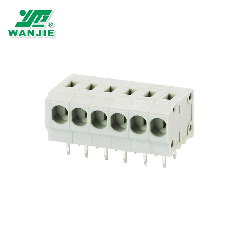 3.81mm small pitch  double row pin header PCB Spring Terminal Block Connector (WJ235B-3.81)