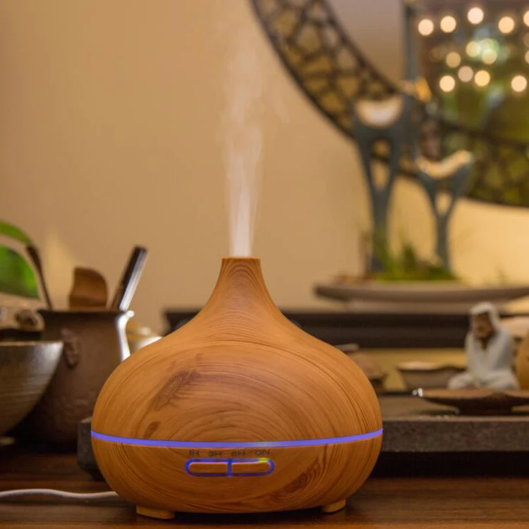 
 550ml Air Humidifier Essential Oil Diffuser Electric Ultrasonic Cool Mist Maker For Home Remote Control  