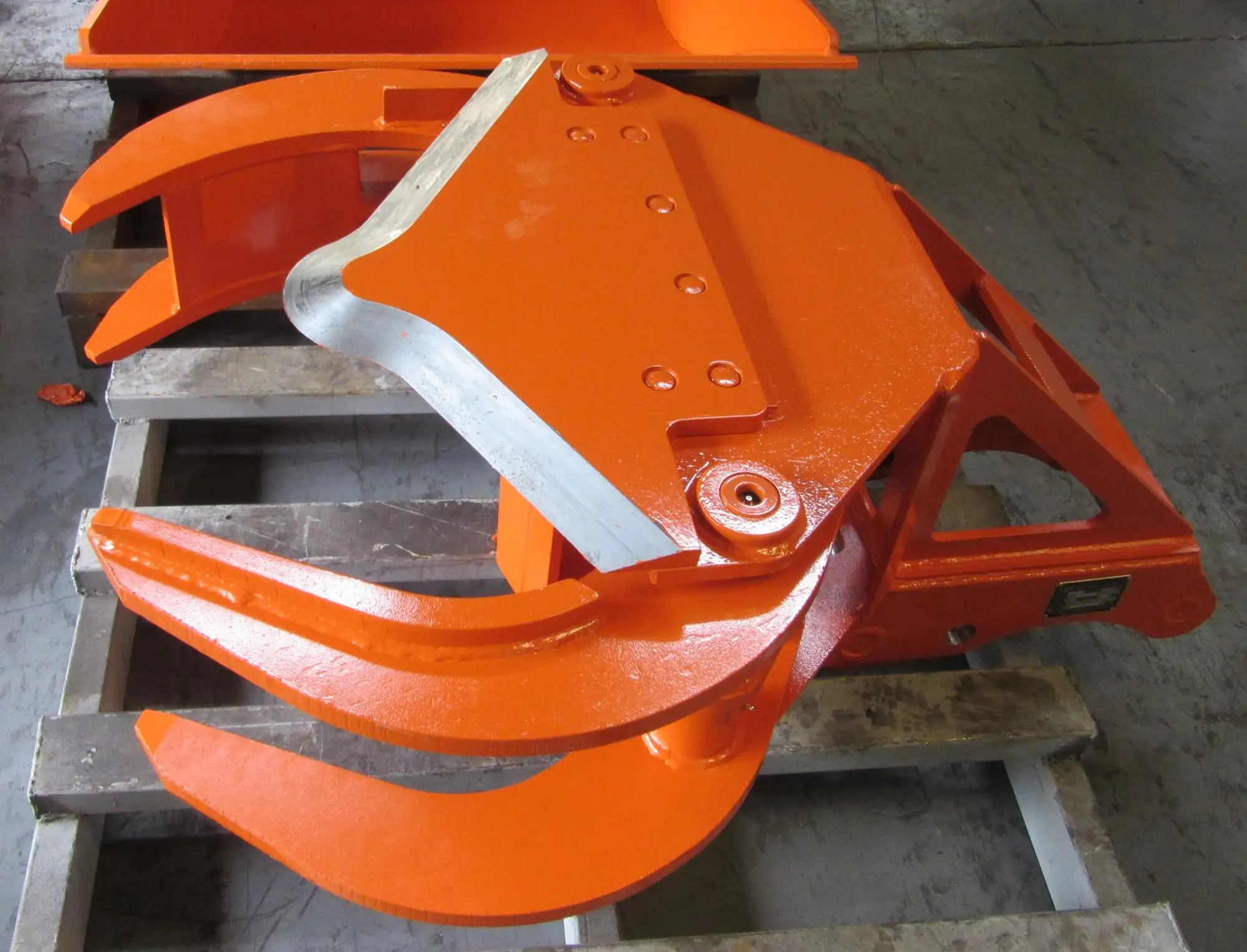 8t Stump Shear Excavator Hydraulic Wood Q345B NM400 Material