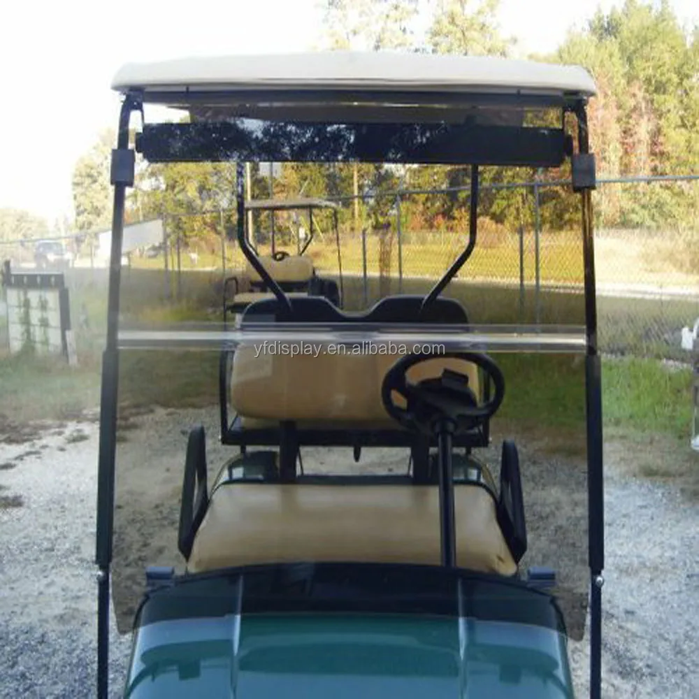 Club Car Windshield - Impact Modified - DS - Precedent - Clear - Tinted