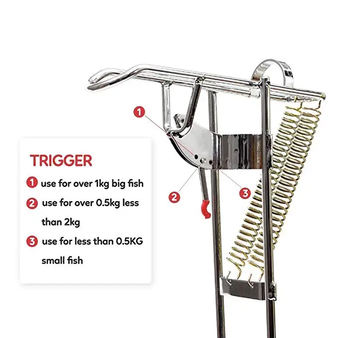 Stainless Fishing Rod Holder Rack with