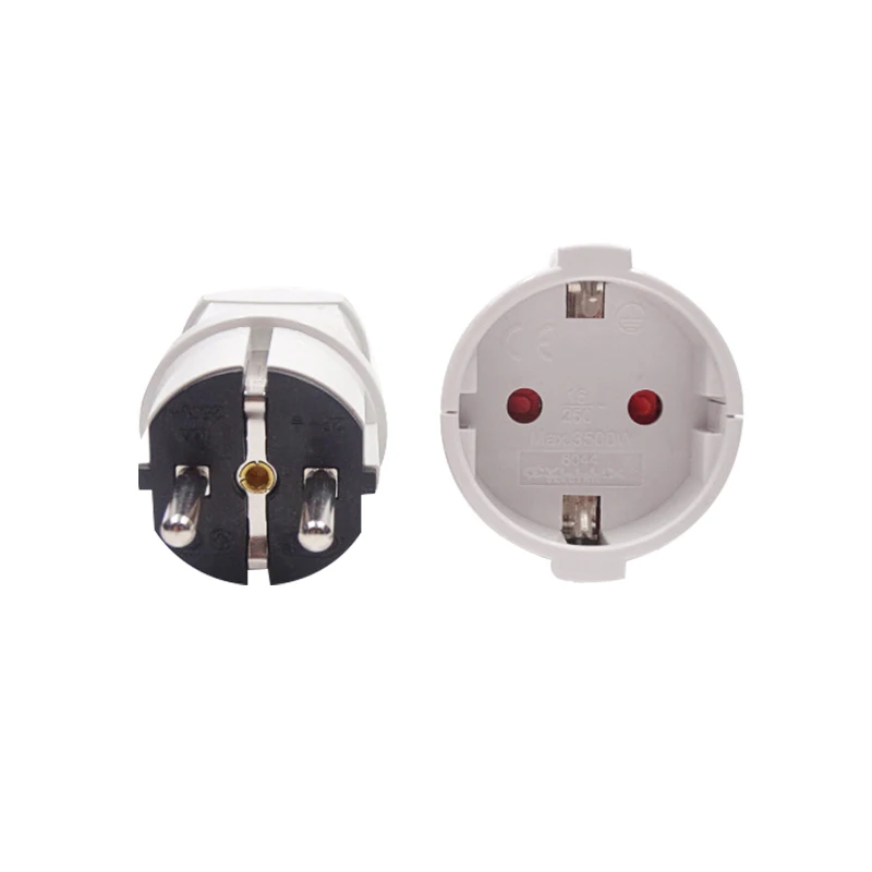 Fascinating Appealing 250V Germany Schuko Plug Sockets Male Female Plug and Socket