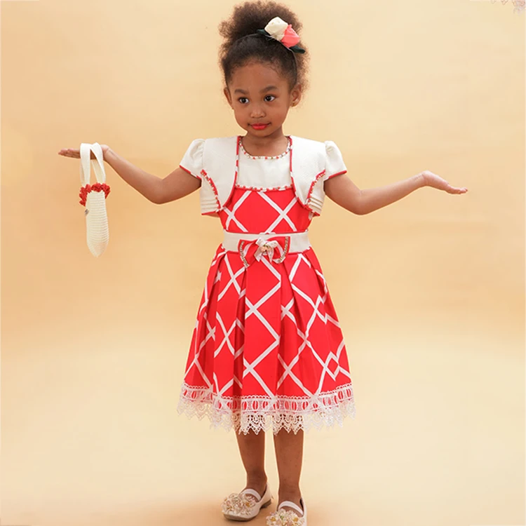 Оптовая продажа; вечерние новейший дизайн; Модное детское кружевное платье для дня рождения