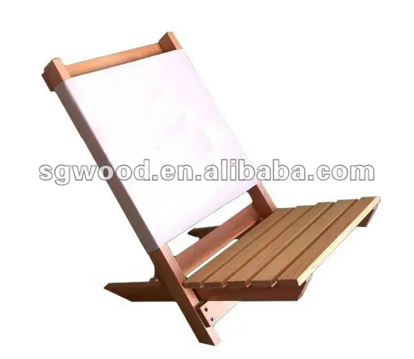 wooden fishing chair