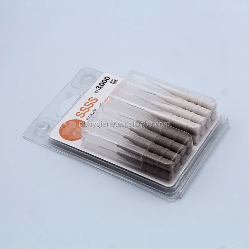 Зубная щетка для ухода за зубами, межзубная щетка Gumm, Ортодонтическая проволочная щетка, зубная щетка для ухода за полостью рта 0,6 мм/0,7 мм/0,8 мм/1,0 мм