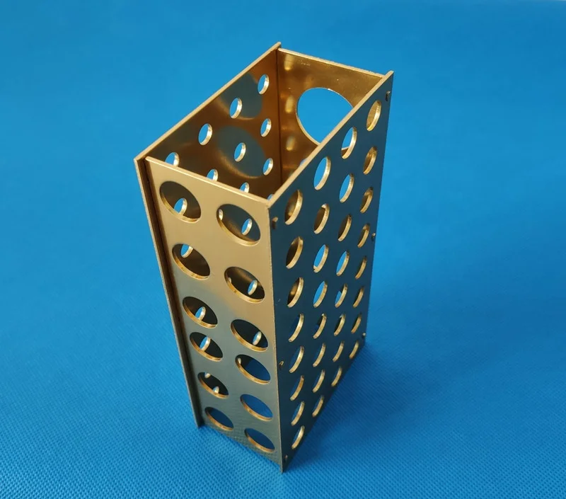 金属阳极氧化铝4向多尺寸离心管架立方体试管架