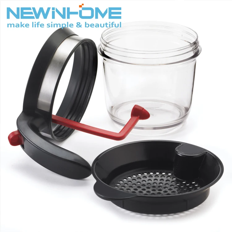 Newinhome 4 Cups Gravy Fat Separator Plastic Cooking Gravy Food Oil Dispenser Fat Strainer image 3