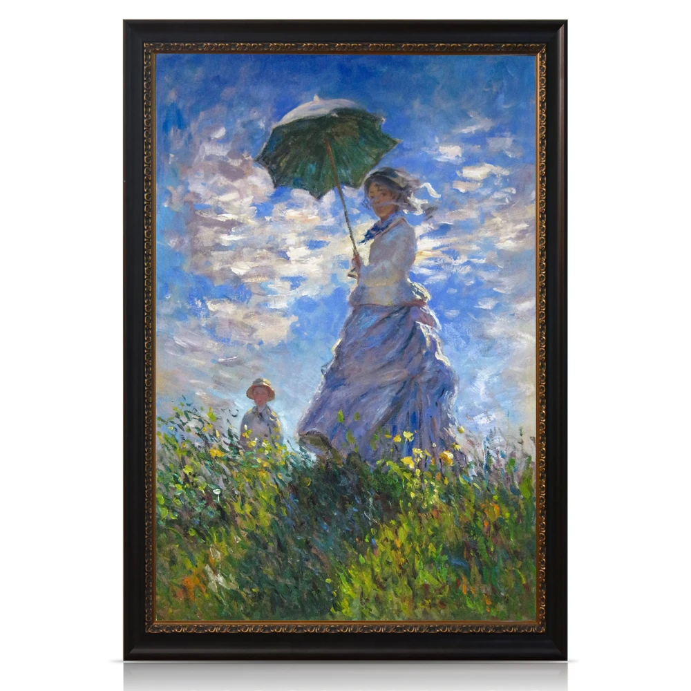 Hand Made Claude Monet Classical Reproductions Beautiful Scenery Paintings Art on Canvas