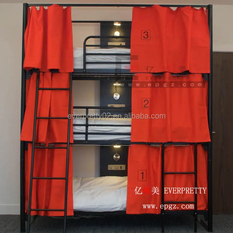 
 Дешевая современная прочная металлическая трехъярусная кровать на 3 человек  