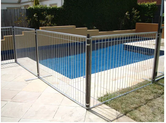 热门户外二手便携式可移动镀锌防爬升儿童安全游泳池围栏面板出售