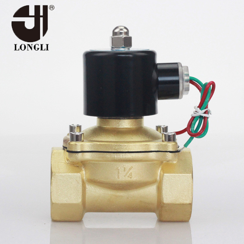 
 2W - 320 - 32 high performance 220 volt 1.2 inch brass water solenoid valve  