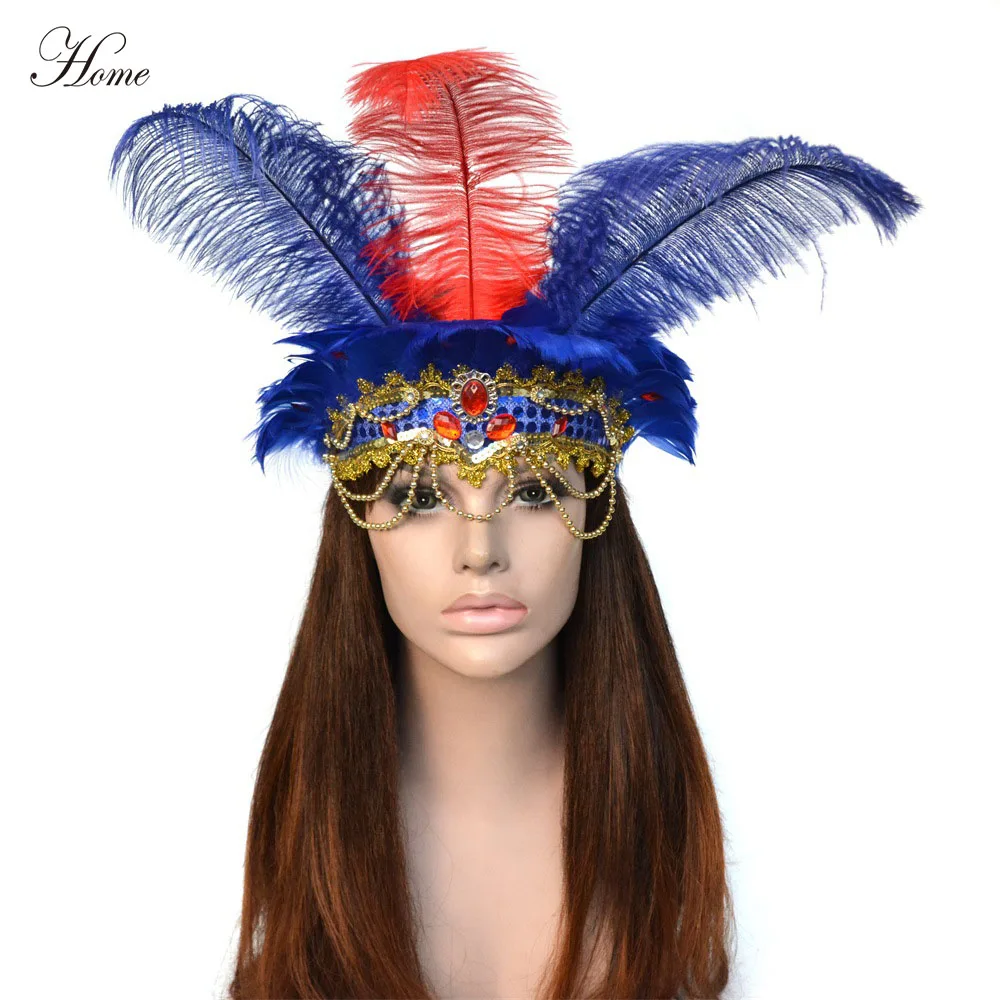 feather headwear