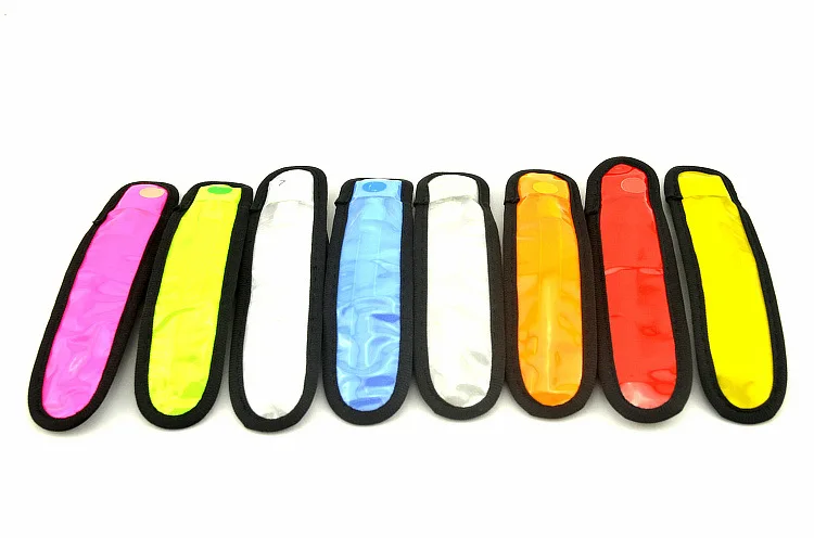 Популярное Дешевое спортивное оборудование 2019, мигающий светоотражающий светодиодный наручный браслет 4,0 см