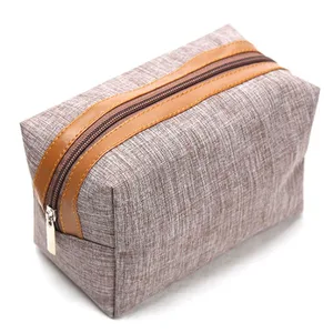 Waterproof Mini Zipper Travel Hemp Toiletry Bag