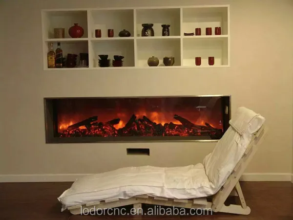 USB Powered Decorative Electric Fireplace Log Insert for Outdoor Household Car RV Hotel Use