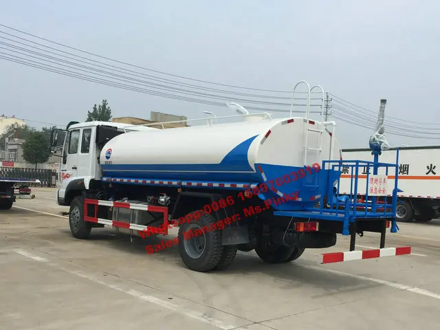 Big Discount Howo Water Truck with Spraying Head, 10000Liters Water Tanker