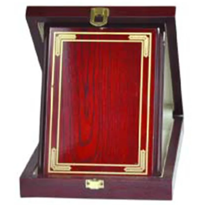 Hot Selling Red Wooden Plaque Award Customize Blank Desk Souvenir Wood Plaque Vintage Wall Wooden Plaque