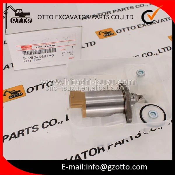 ZX240-3 4HK1 Parts Pump Kit Valve Solenoid 8980436870