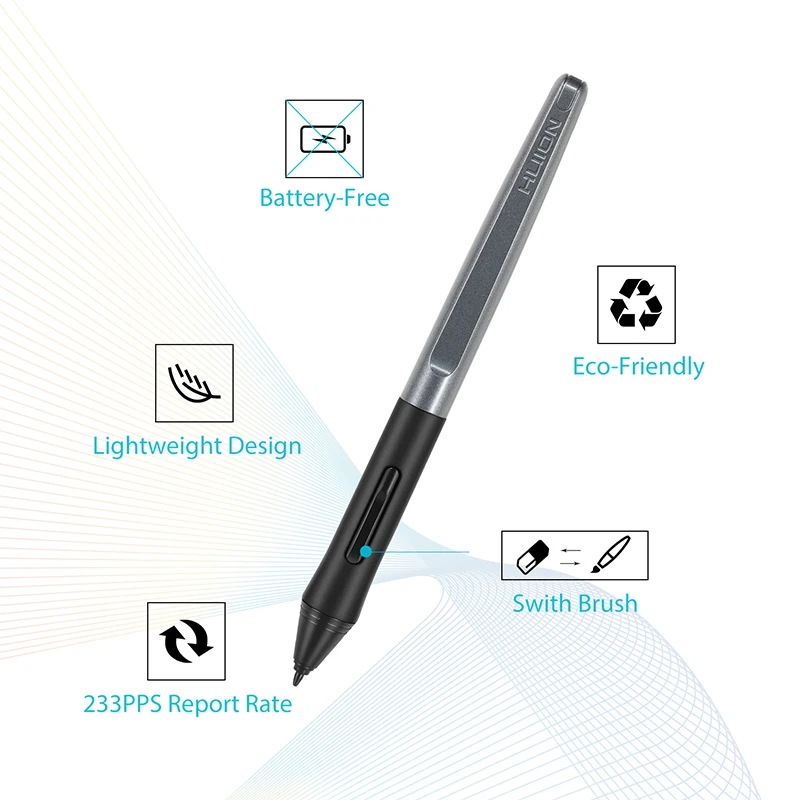 Huion H1060plus Interactive Stylus Battery-Free Precision