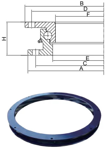 UA single ball turntable