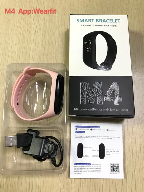 Smart bracelet 2025 m4 wearfit