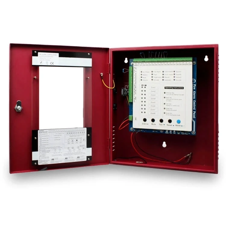Conventional 4 Zone 8 Zones or 16 Zones Optional Fire Detector System Smoke Alarm Control Panel
