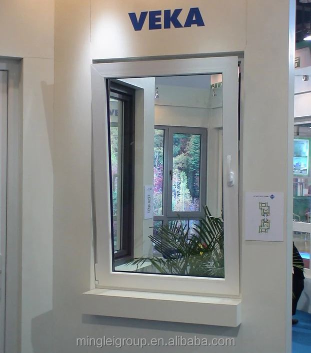 Minglei German Veka high efficiency upvc tilt and turn windows