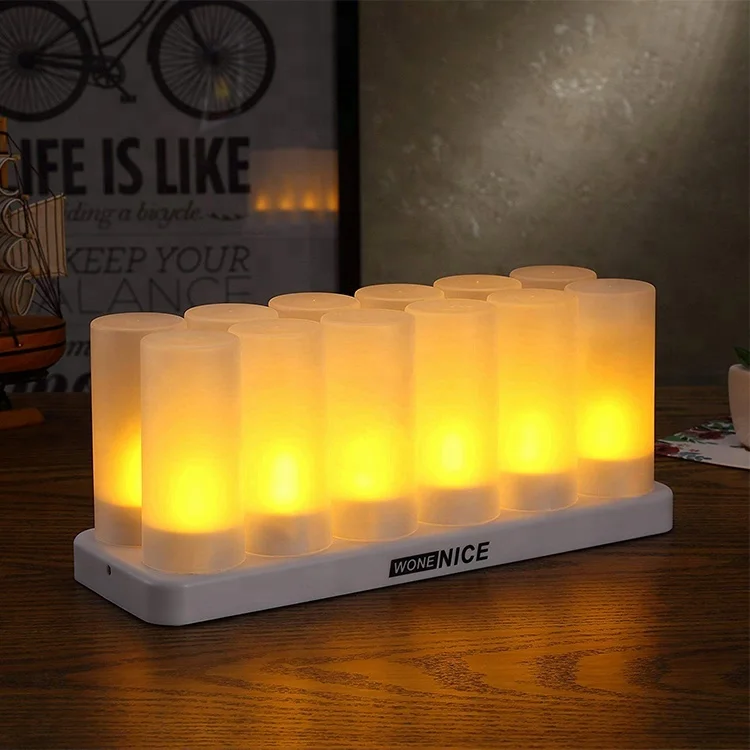 Перезаряжаемая светодиодная чайная свеча