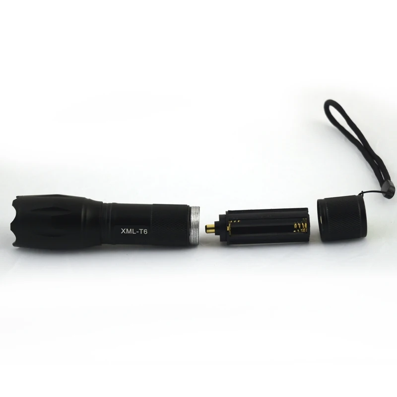 T6 Factory Price New Type LED Flashlight with 5 Modes USB Hand Torch Flash Light Outdoor Using