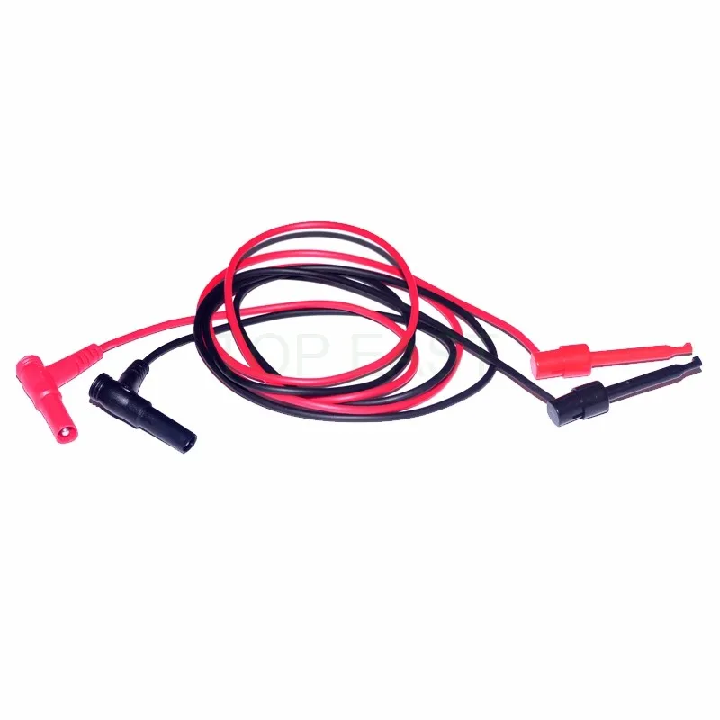 Hot 1 Pair Banana Plug To Test Hook Clip Probe Lead Cable For MultimetLU 