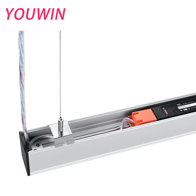 
Ali09, подвеска из алюминиевого профиля европейского качества, офисное светодиодное линейное освещение 