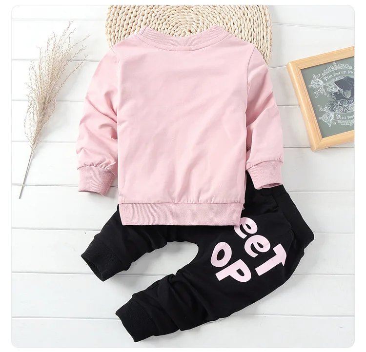 Wholesale 2023 Spring Autumn China Children's Clothing Set 100 Cotton